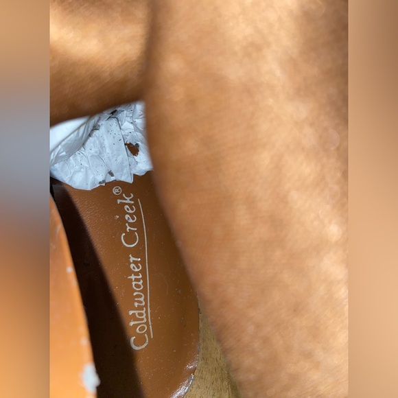 Cold water Creek Leather Boots Size 6M - Picture 5 of 11